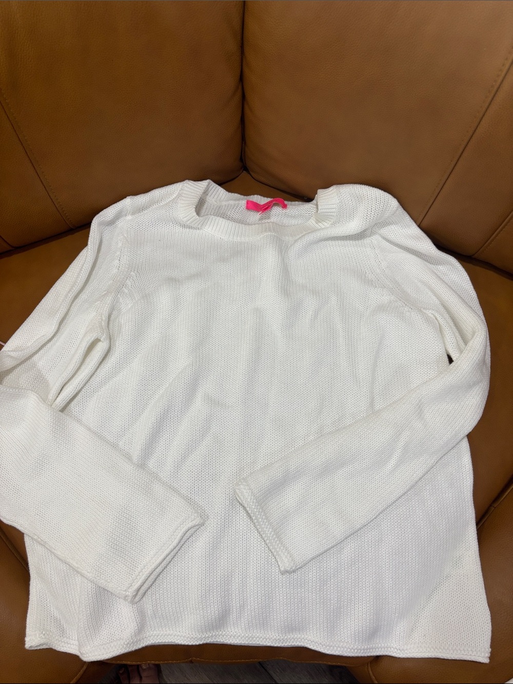 Lilly Pulitzer white sweater